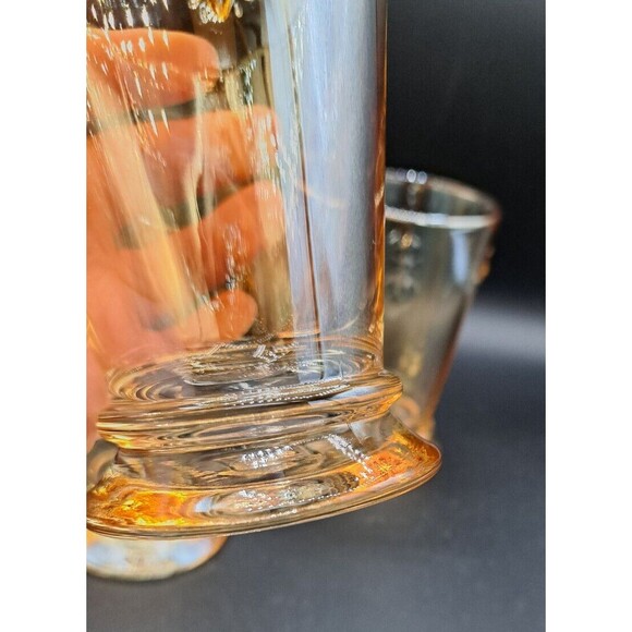 La Rochere Musee Paris Bee Orange Iced Tea/ Water Glasses 5.5” h 10 oz Set of 4 - Picture 6 of 12